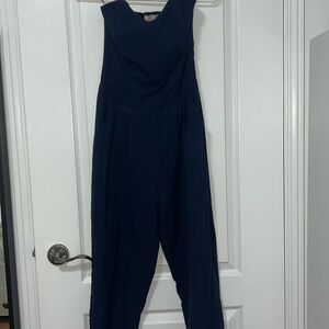 COSTA BLANCA, NAVY BLUE TUBE JUMPSUIT, SIZE S